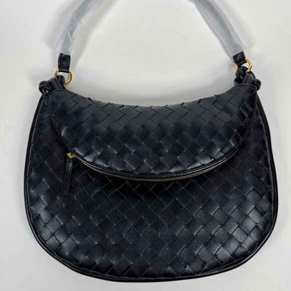 SOLD OUT - Verano Hill Adele Handbag – Black Vegan Leather Tote – Lightweight - Picture 5 of 6